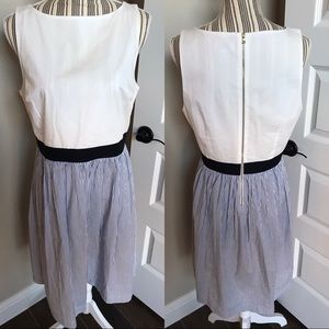 LOFT Blue & White Dress